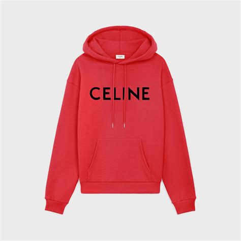 celine red hoodie|gradient celine hoodie.